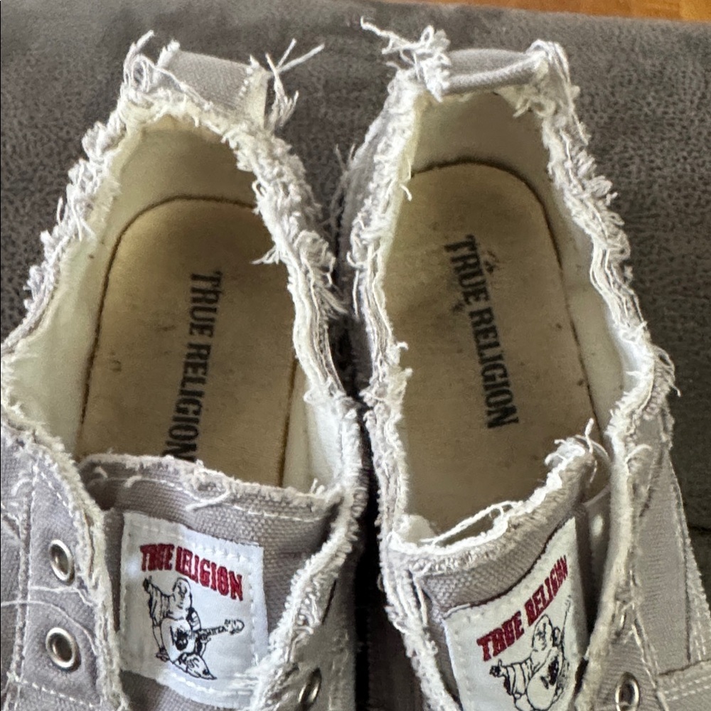 True Religion Korey Laceless Canvas Slip On Sneakers Shoes Size 10 ladies - Picture 6 of 6